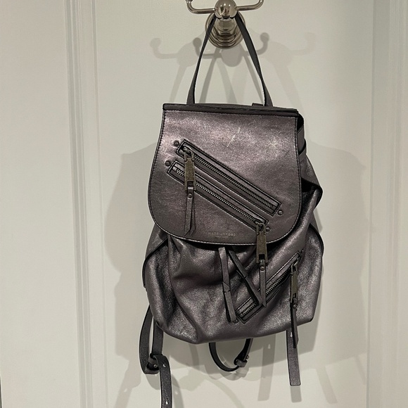 Marc Jacobs mini silver backpack - Picture 1 of 5